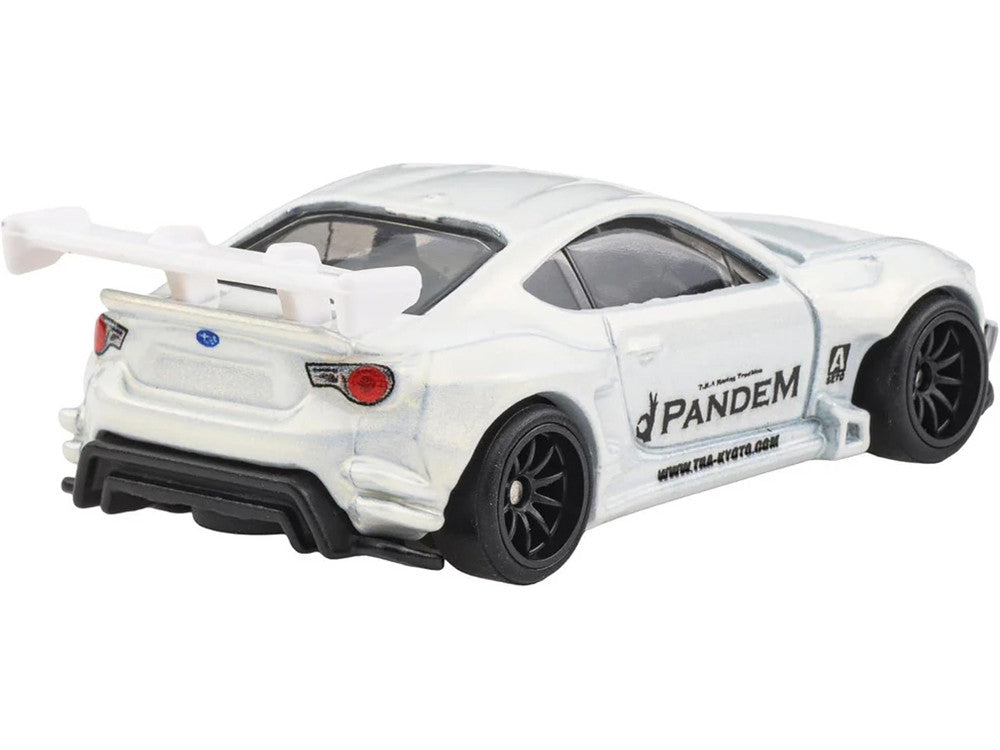 Subaru BRZ Pandem RHD (Right Hand Drive) White Metallic "Circuit Legends" Series Diecast Model Car by Hot Wheels-2