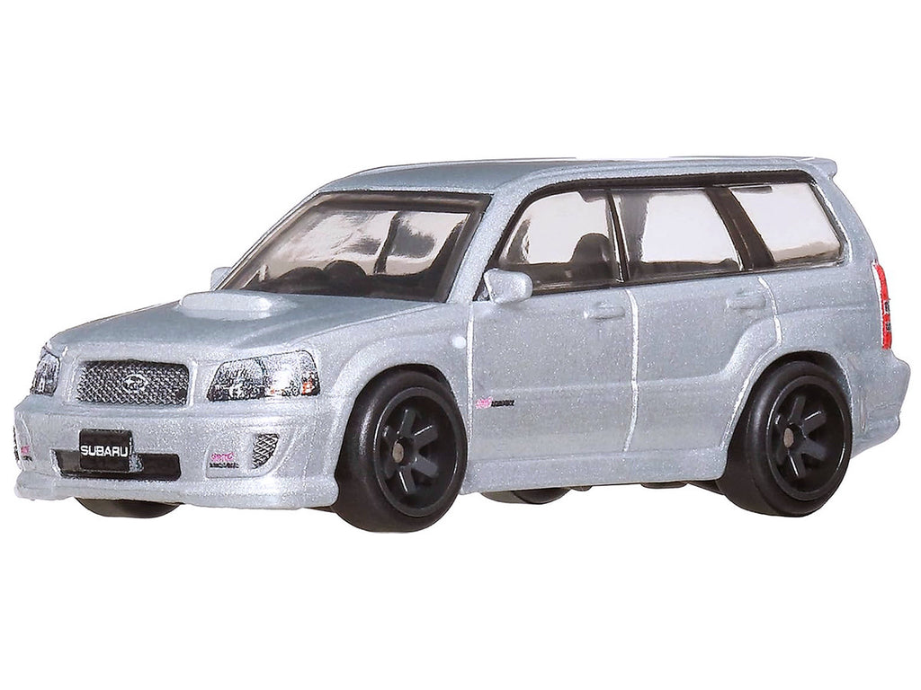 Subaru Forester STI Silver Metallic "Fast Wagons" Series Diecast Model Car by Hot Wheels-1
