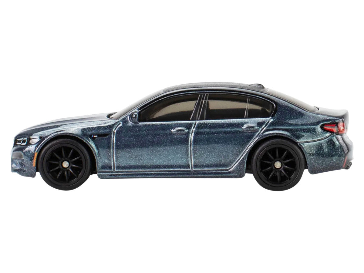 2021 BMW M5 Gray Metallic with Black Top "Mission: Impossible – Dead Reckoning" (2023) Movie "Pop Culture" Series Diecast Model Car by Hot Wheels-1