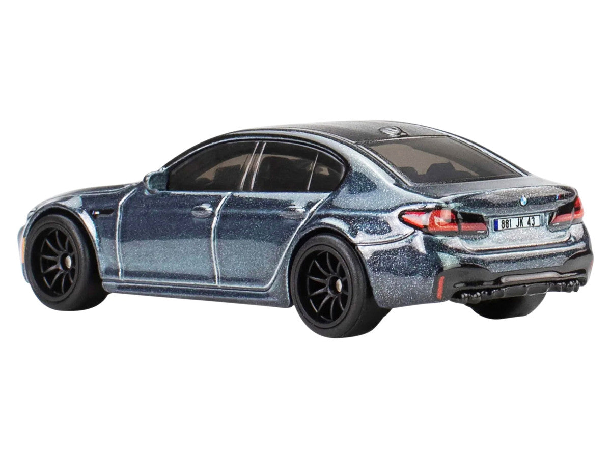 2021 BMW M5 Gray Metallic with Black Top "Mission: Impossible – Dead Reckoning" (2023) Movie "Pop Culture" Series Diecast Model Car by Hot Wheels-2