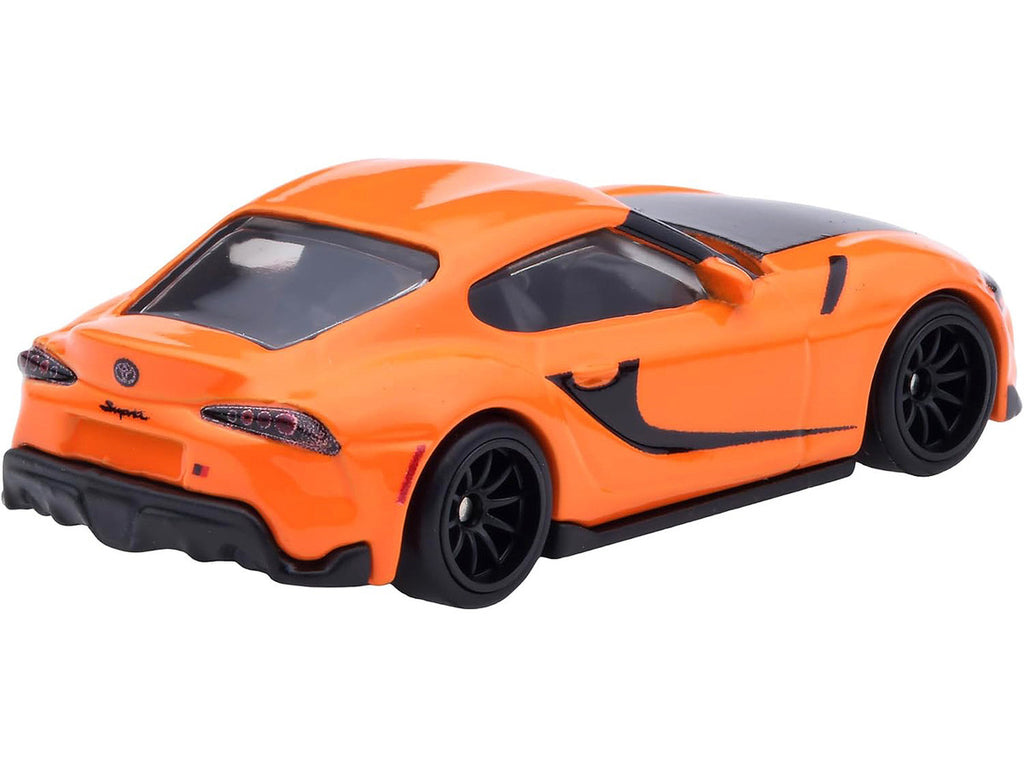 2021 Toyota GR Supra Orange and Black "F9" (2021) Movie "Fast & Furious" Series Diecast Model Car by Hot Wheels-2