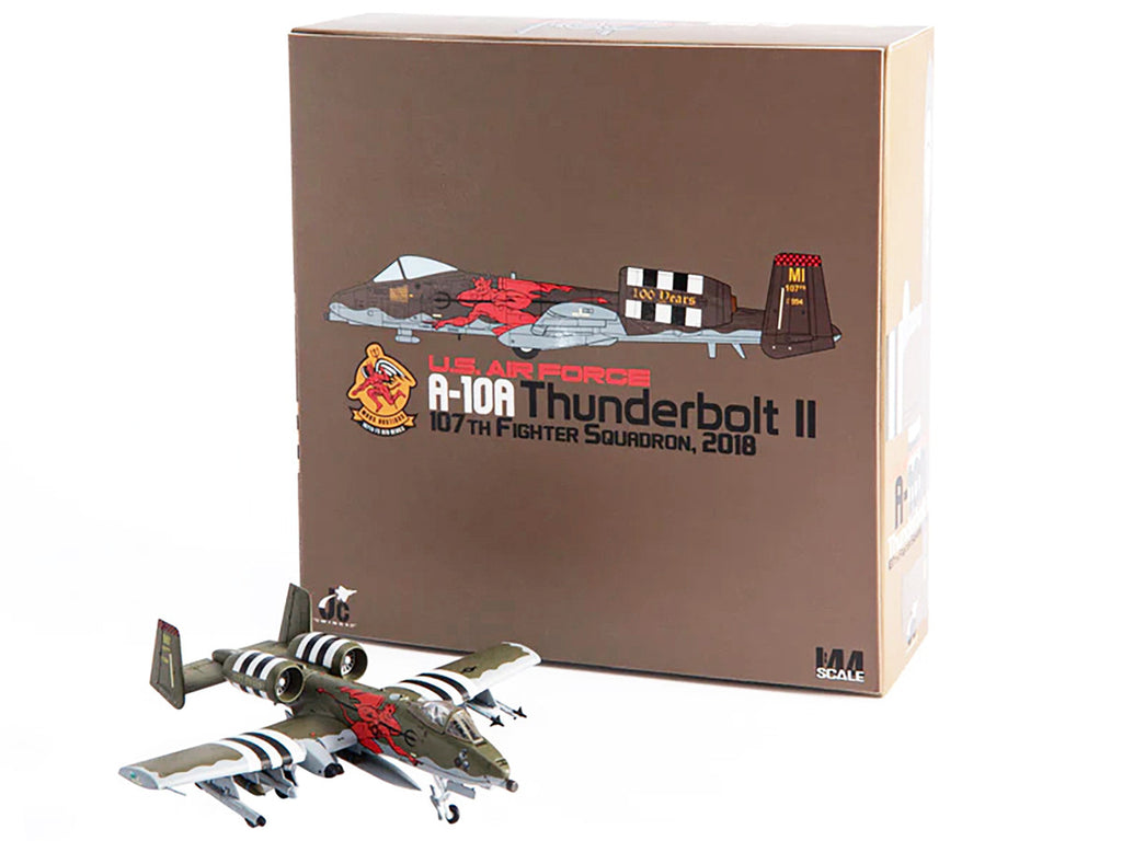 Fairchild Republic A-10A Thunderbolt II 107th Fighter Squadron 1/144 Model-3