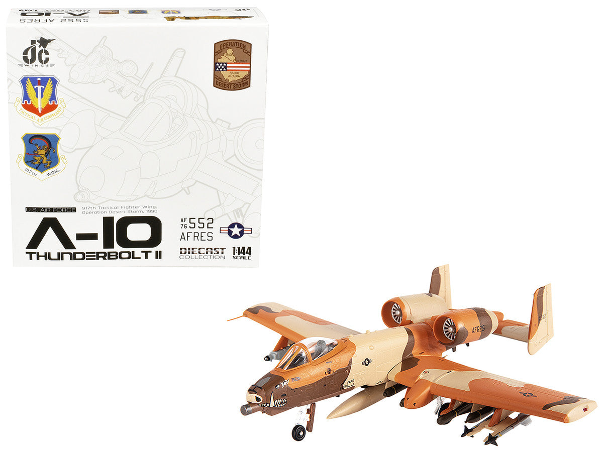 Fairchild Republic A-10C Thunderbolt II 1/144 Diecast Model Desert Storm-0