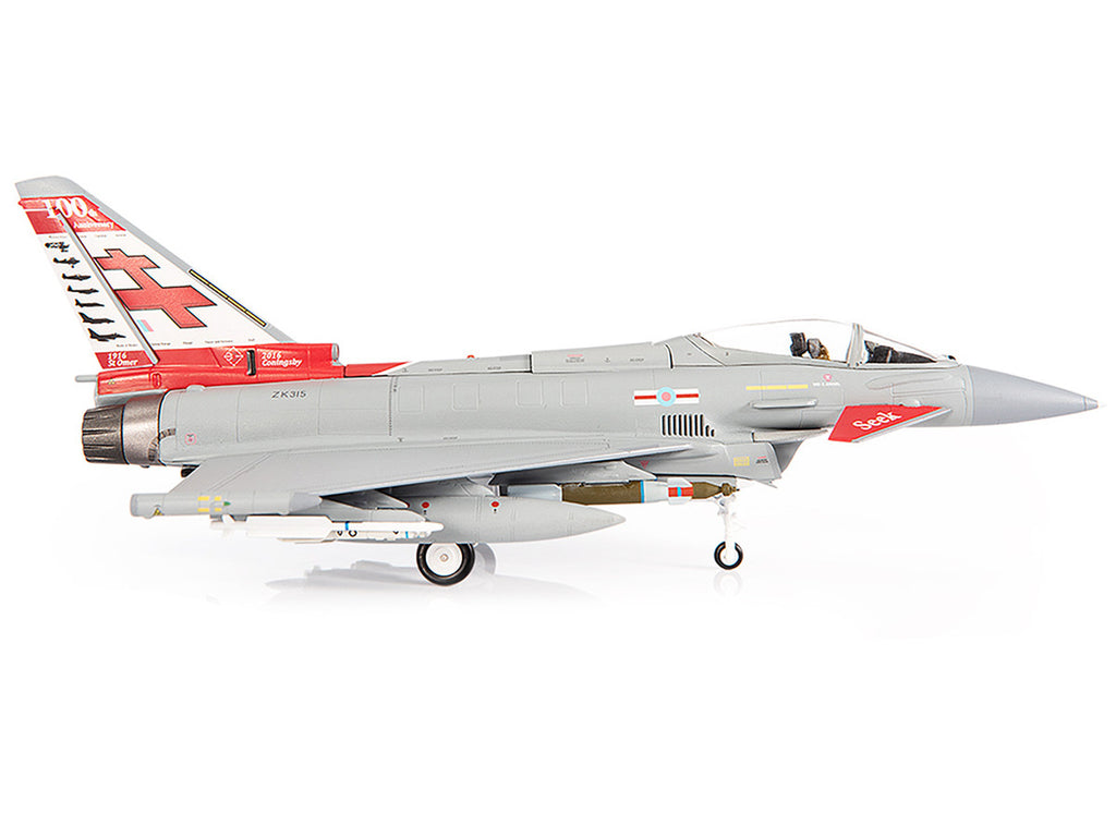 JC Wings 1/72 Eurofighter Typhoon FGR4 RAF No.41 Squadron Diecast Model-2