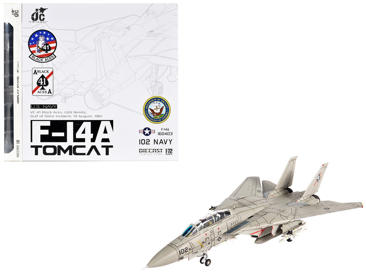 Grumman F-14A Tomcat VF-41 Black Aces 1/72 US Navy Model-4