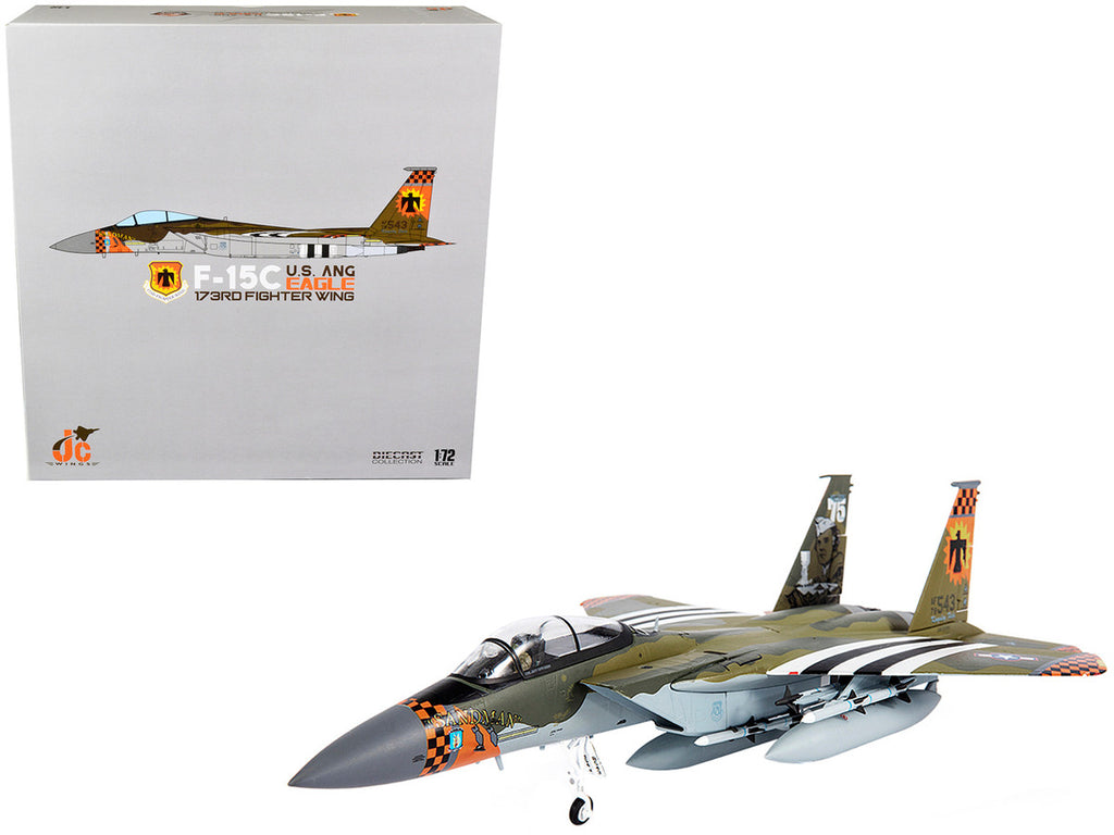 McDonnell Douglas F-15C Eagle 1/72 Diecast Model U.S. ANG 173rd Wing-0