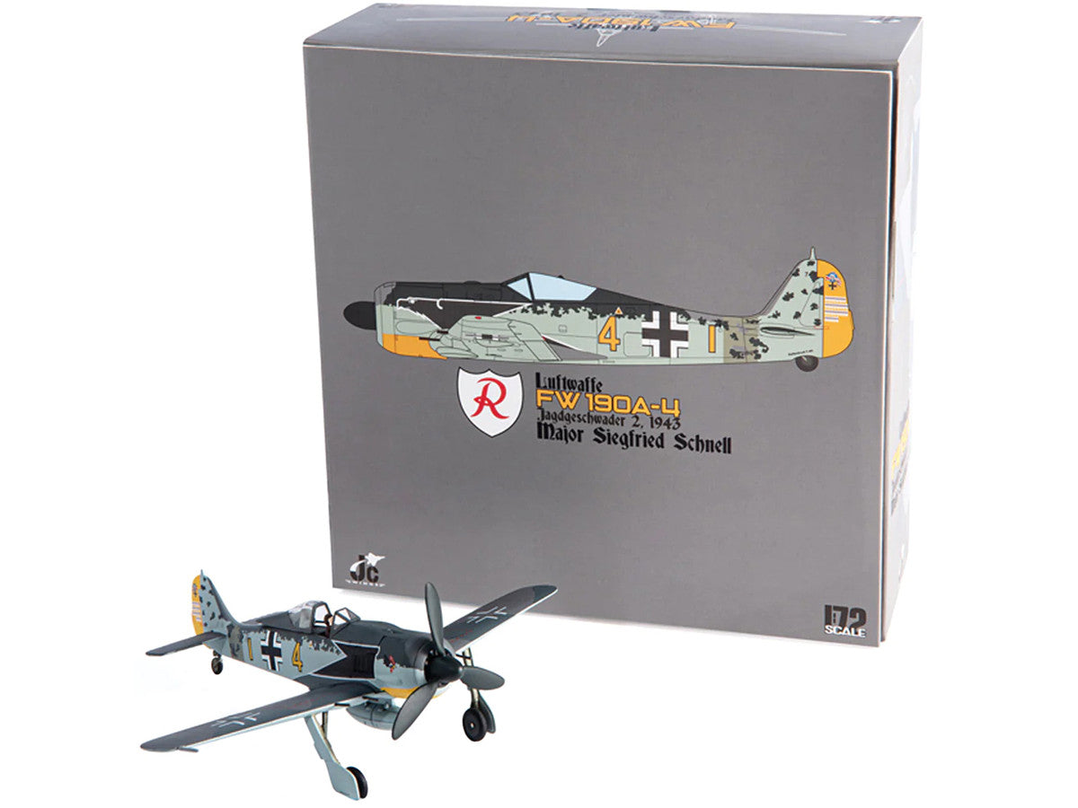 Focke-Wulf FW 190A-4 1/72 Diecast WWII Luftwaffe Fighter Model JC Wings-3