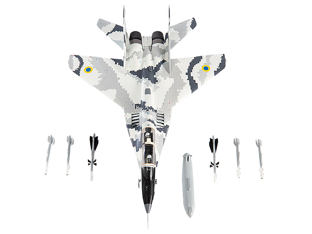 Mikoyan MiG-29UB 1/72 Diecast Model Ukrainian Air Force Fighter Jet-0