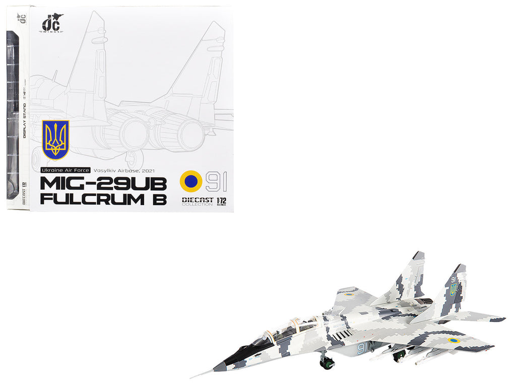 Mikoyan MiG-29UB 1/72 Diecast Model Ukrainian Air Force Fighter Jet-3