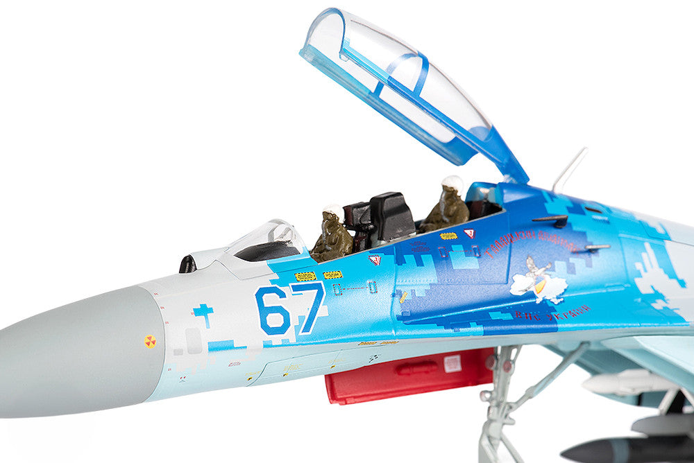 JC Wings Sukhoi Su-27UB Flanker 1/72 Ukrainian Air Forces Model-1