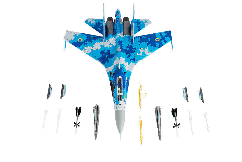 JC Wings Sukhoi Su-27UB Flanker 1/72 Ukrainian Air Forces Model-0