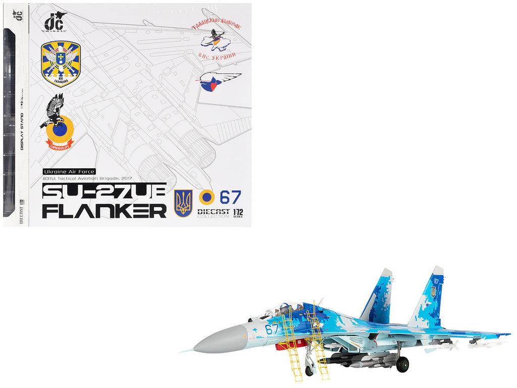 JC Wings Sukhoi Su-27UB Flanker 1/72 Ukrainian Air Forces Model-4