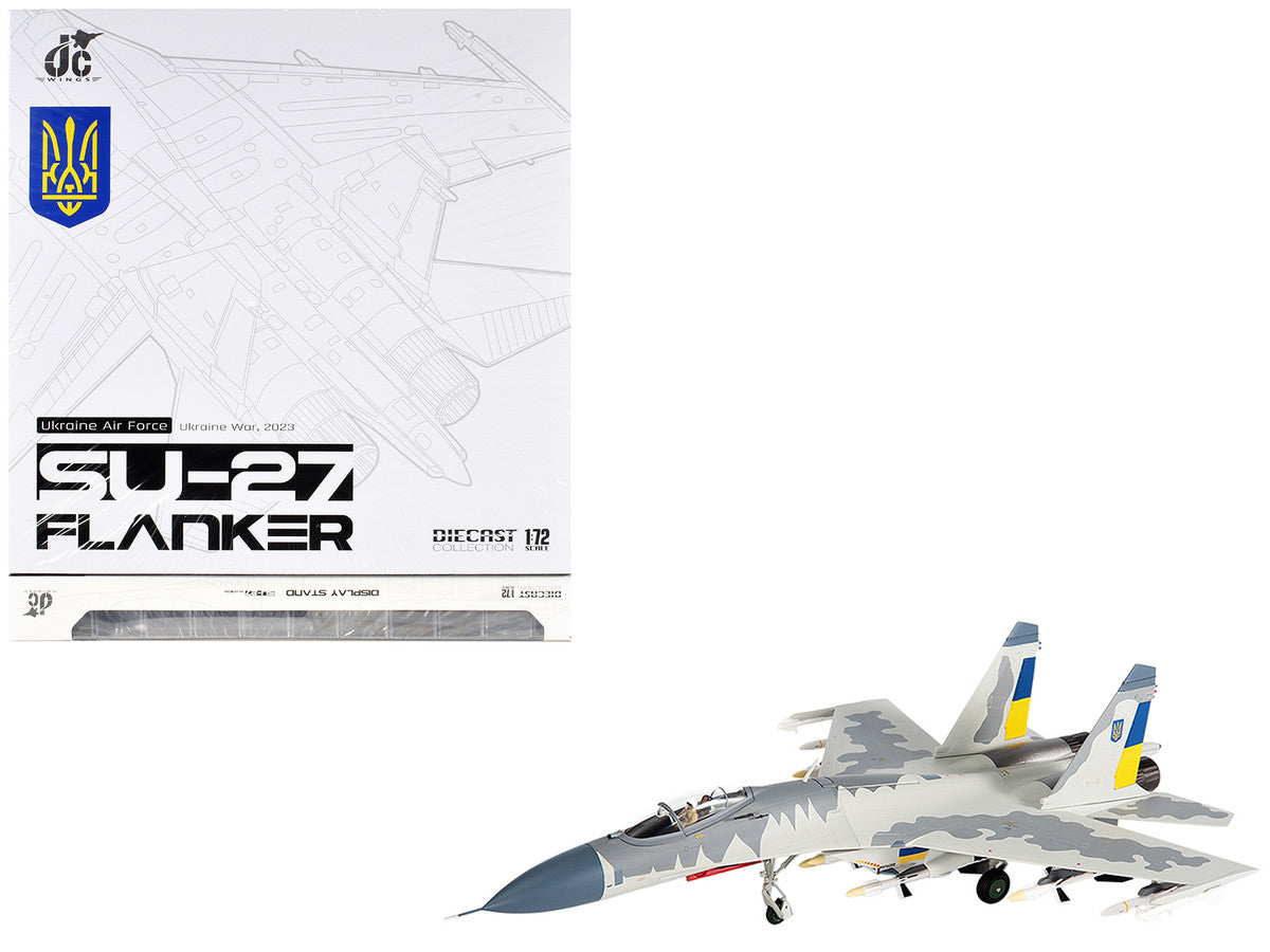 JC Wings 1/72 Sukhoi Su-27 Flanker Ukraine War Diecast Model-4