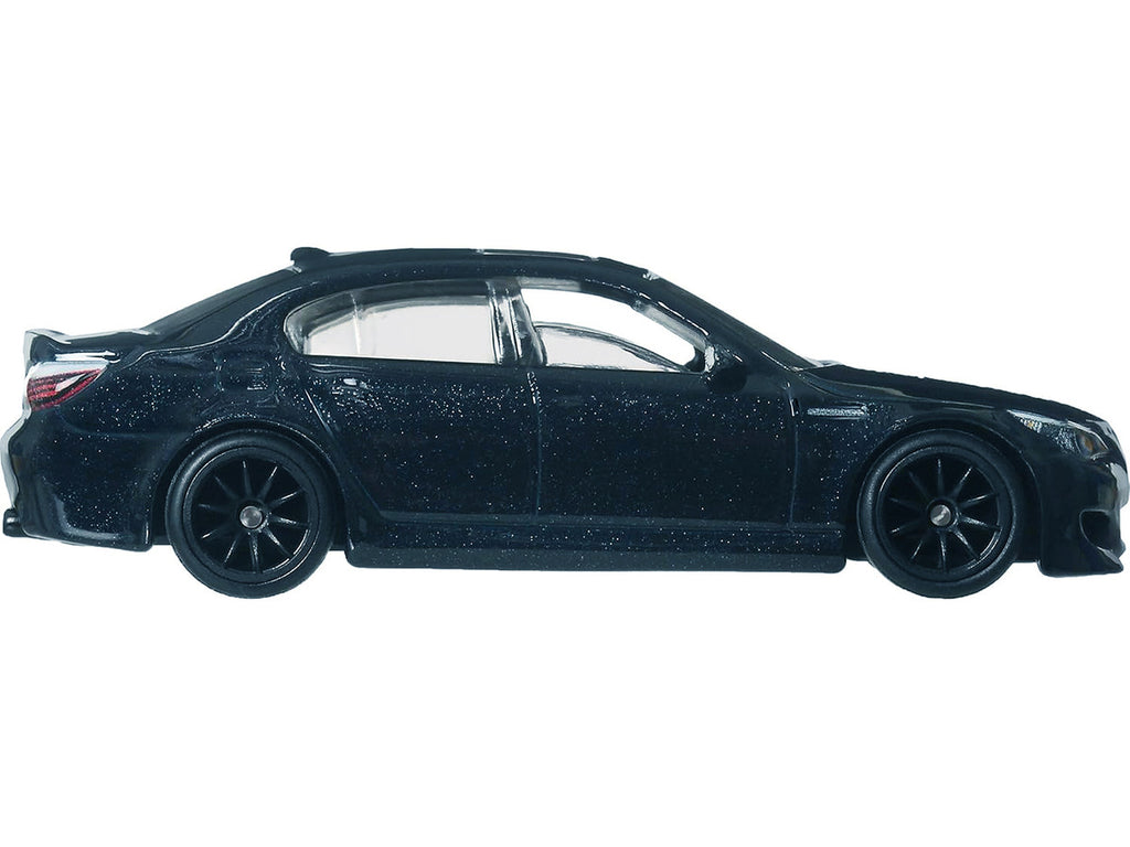 2010 BMW M5 Dark Blue Metallic "Fast & Furious 6" (2013) Movie "Fast & Furious" Series Diecast Model Car by Hot Wheels-1
