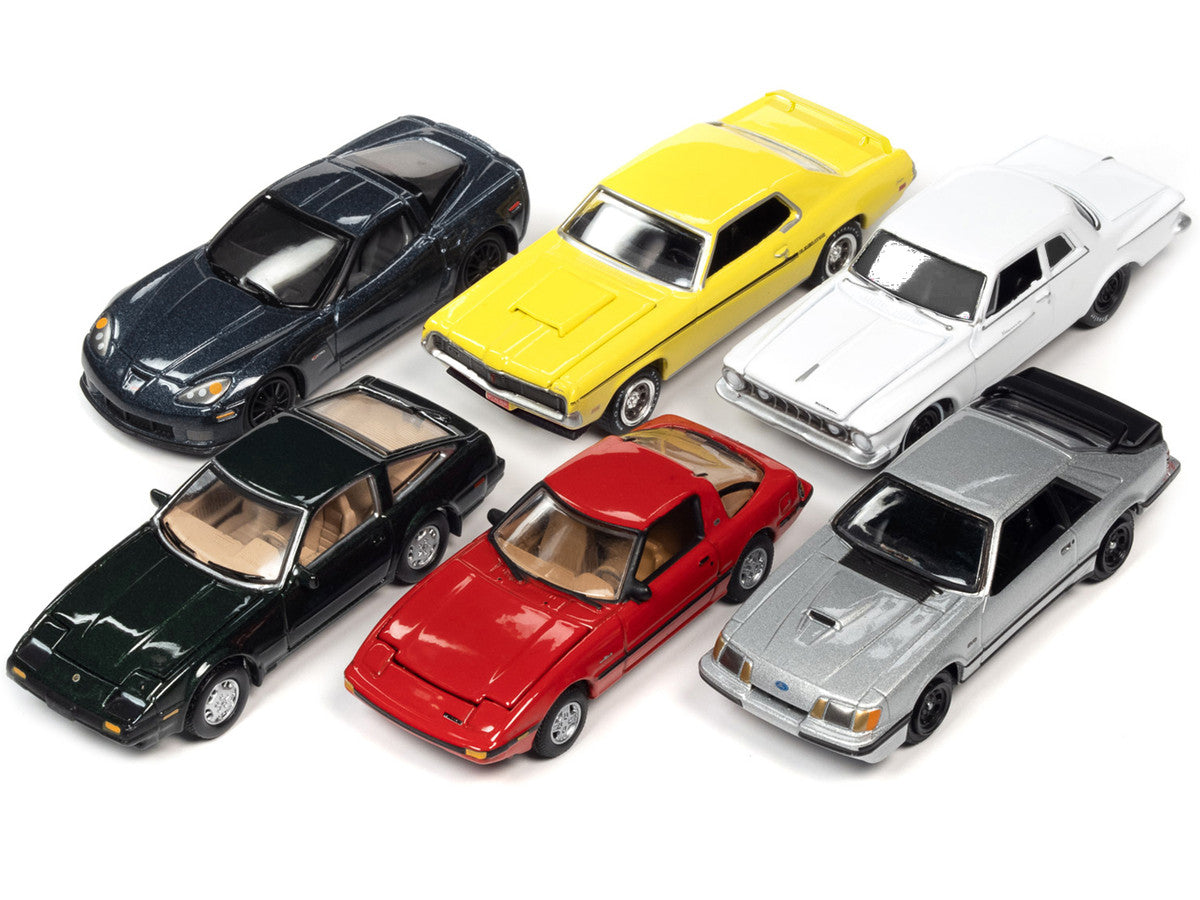 "Classic Gold Collection" 2022 Set B of 6 Cars Release 2 1/64 Diecast Model Cars by Johnny Lightning-1