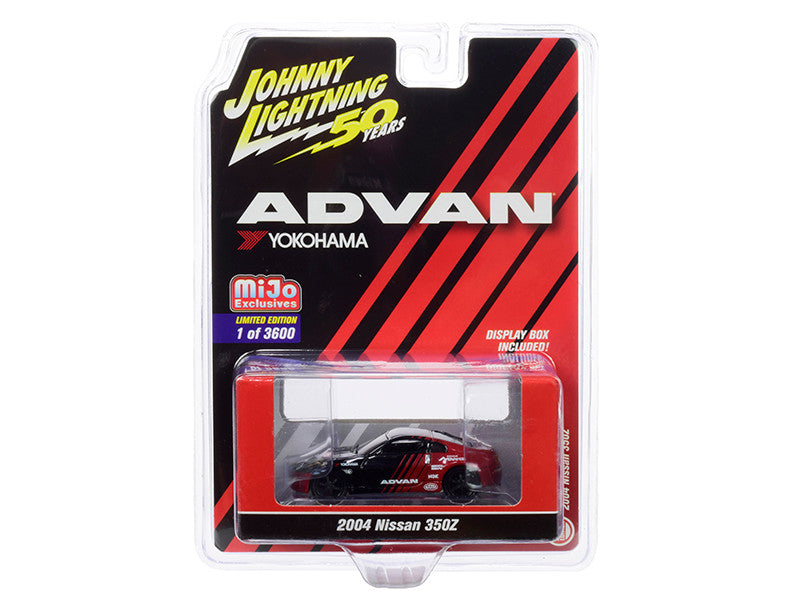 2004 Nissan 350Z ADVAN Yokohama "Johnny Lightning 50th Anniversary" Limited Edition to 3600 pieces Worldwide 1/64 Diecast Model Car by Johnny Lightning-0