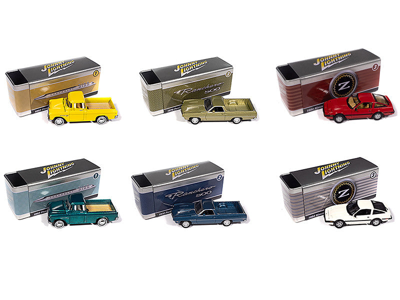 Johnny Lightning Collector's Tin 2025 Set of 6 Cars Release 3 Limited Edition 1/64 Diecast Model Cars by Johnny Lightning-1