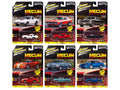 "Muscle Cars USA" 2025 Release 3 Set A of 6 pieces "MECUM Auctions" 1/64 Diecast Model Cars by Johnny Lightning-0
