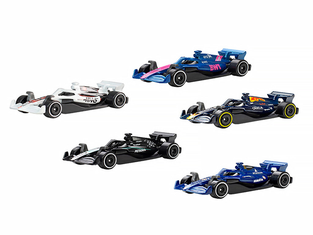 2025 Formula 1 World Championship 5 piece Set Diecast Model Cars by Hot Wheels-1