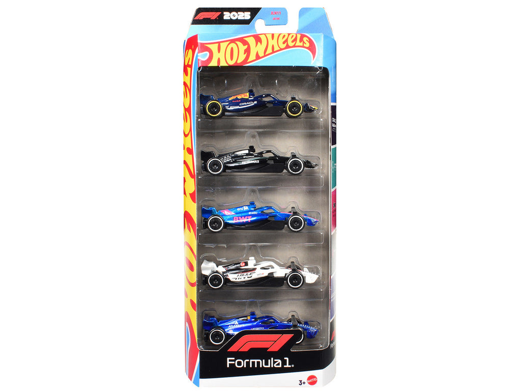 2025 Formula 1 World Championship 5 piece Set Diecast Model Cars by Hot Wheels-0