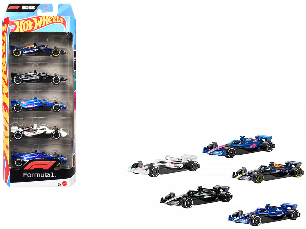 2025 Formula 1 World Championship 5 piece Set Diecast Model Cars by Hot Wheels-2