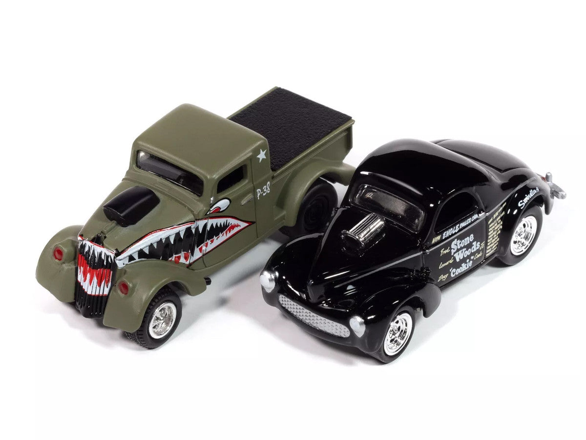 Johnny Lightning "2-Packs" 2024 Release 1 Set B of 6 pieces 1/64 Diecast Model Cars by Johnny Lightning-0