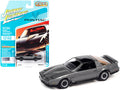 1984 Pontiac Firebird Trans Am T/A Silver Sand Gray Metallic with Black Top "Classic Gold Collection" Series Limited Edition to 7418 pieces Worldwide 1/64 Diecast Model Car by Johnny Lightning-0
