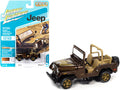 Jeep CJ-5 Mocha Brown Metallic with Golden Eagle Graphics "Classic Gold Collection" Series Limited Edition to 7418 pieces Worldwide 1/64 Diecast Model Car by Johnny Lightning-0