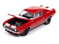 1969 Chevrolet Camaro Z28 Red with White Stripes and Interior "Muscle Cars USA" Series 1/64 Diecast Model Car by Johnny Lightning-0