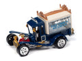 George Barris Ice Cream Truck Blue "Classic Plastic" "Pop Culture" 2024 Release 2 1/64 Diecast Model Car by Johnny Lightning-0