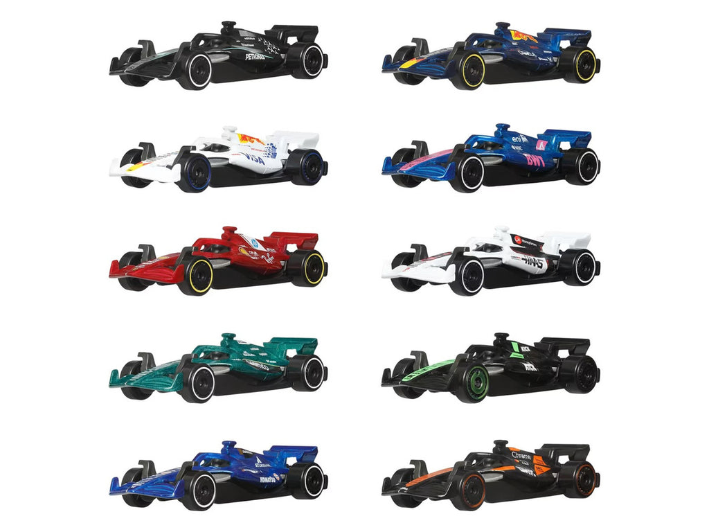 2025 Formula 1 World Championship 10 piece Set Diecast Model Cars by Hot Wheels-0