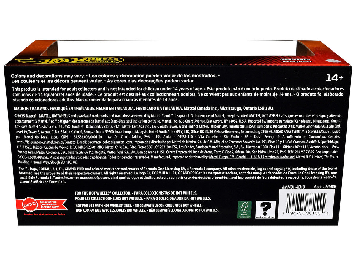 "McLaren Formula 1 Team" Formula One F1 World Championship (2025) 2 Piece Set Diecast Model Cars by Hot Wheels-0