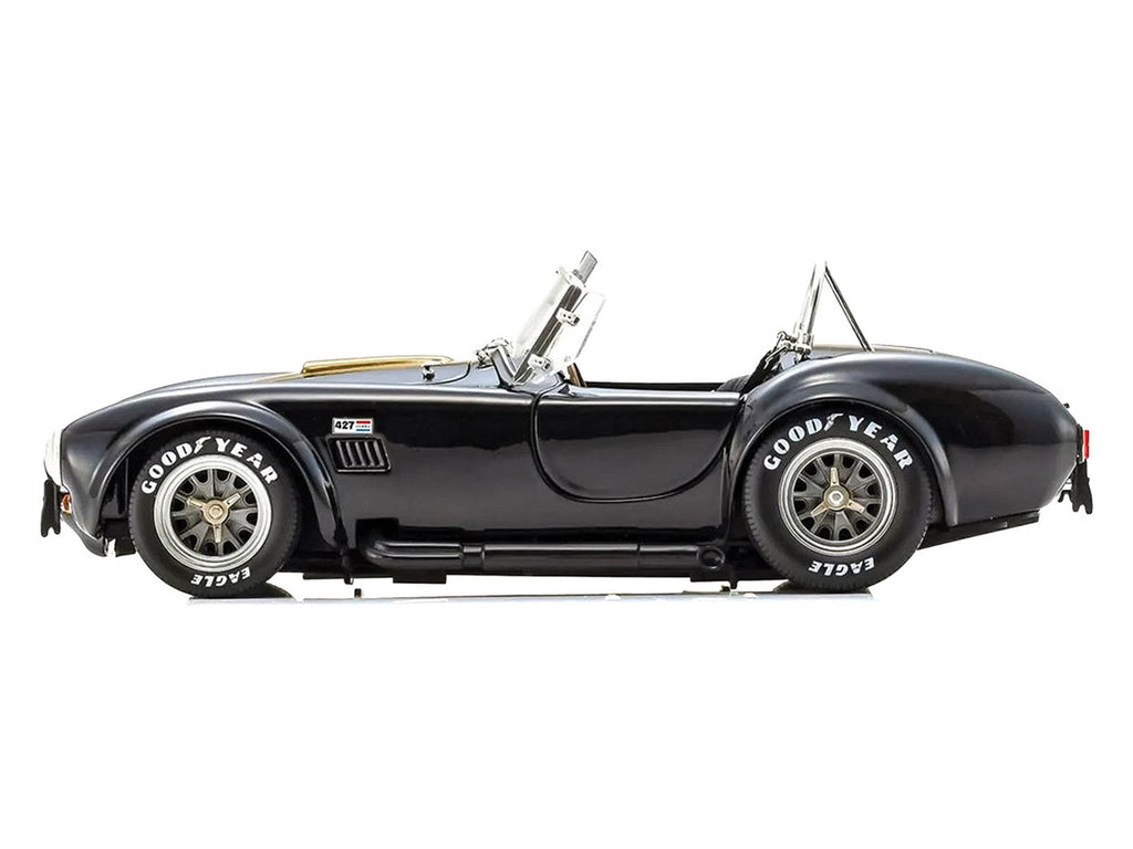 Kyosho Shelby Cobra 427 S/C 1/18 Diecast Model Black Gold Stripes-0