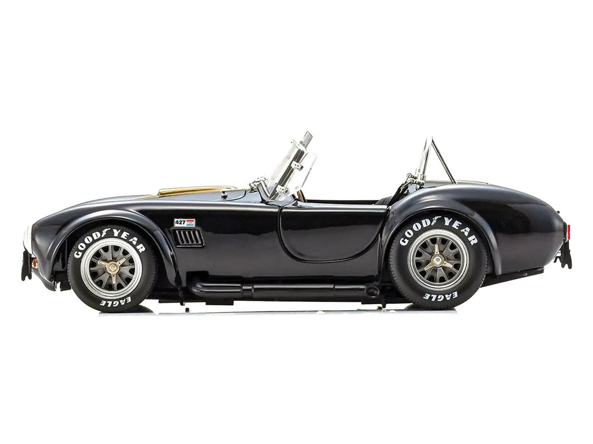 Kyosho Shelby Cobra 427 S/C 1/18 Diecast Model Black Gold Stripes-0