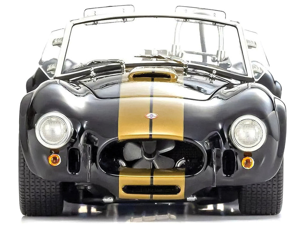 Kyosho Shelby Cobra 427 S/C 1/18 Diecast Model Black Gold Stripes-3