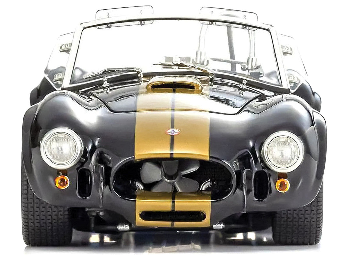 Kyosho Shelby Cobra 427 S/C 1/18 Diecast Model Black Gold Stripes-3