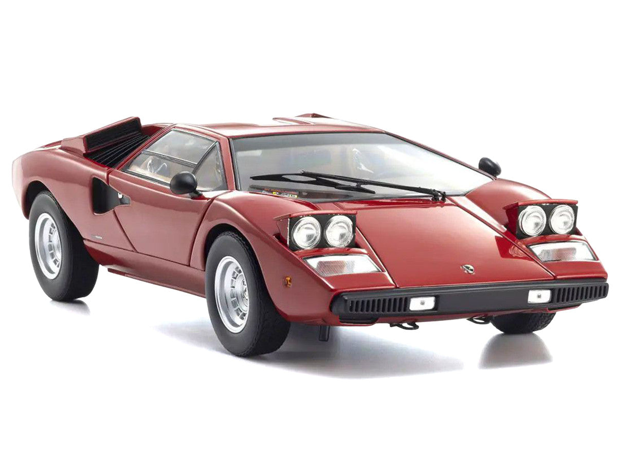 Kyosho Lamborghini Countach LP 400 Red 1/18 Diecast Model Car-3