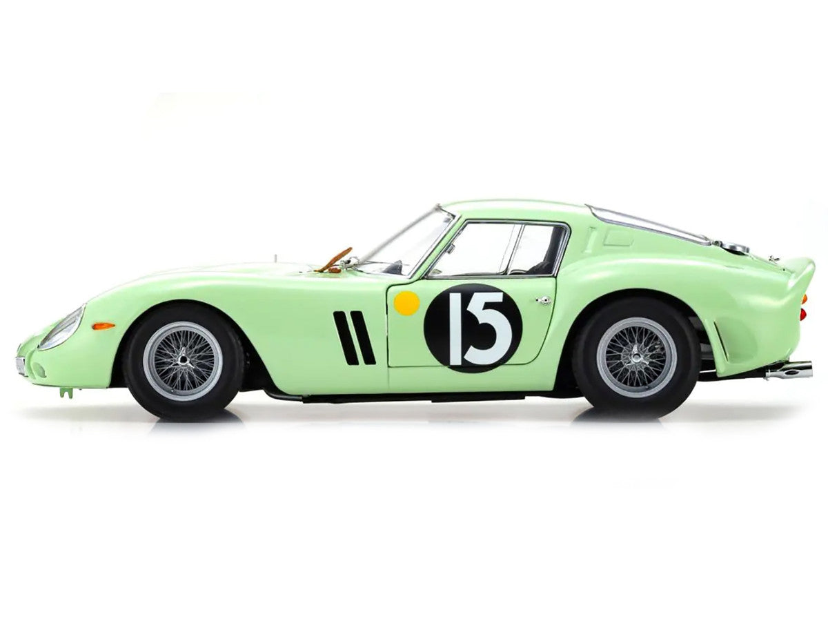 Kyosho Ferrari 250 GTO #15 1962 Goodwood Tourist Trophy 1/18 Diecast Model-0