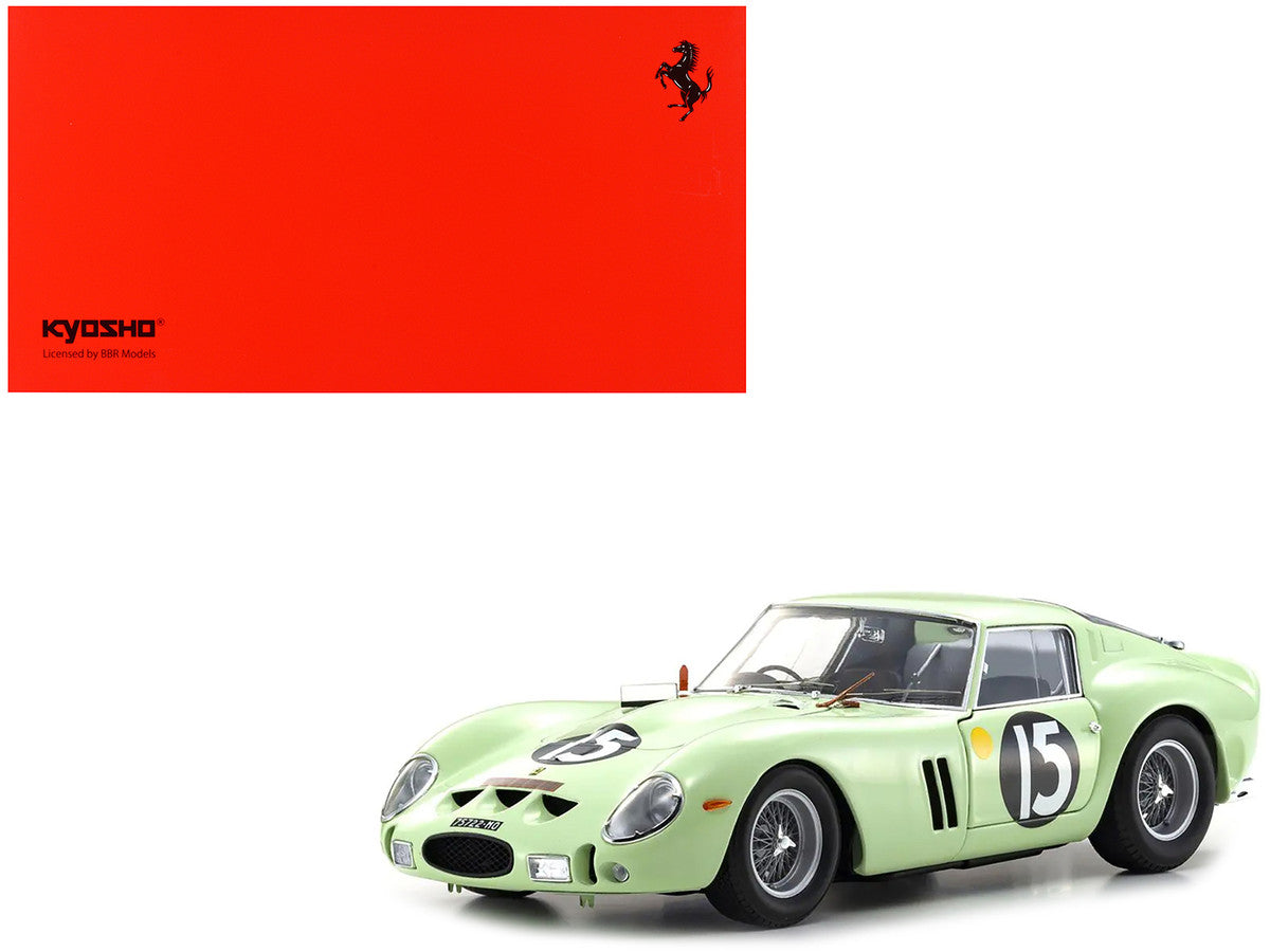 Kyosho Ferrari 250 GTO #15 1962 Goodwood Tourist Trophy 1/18 Diecast Model-4
