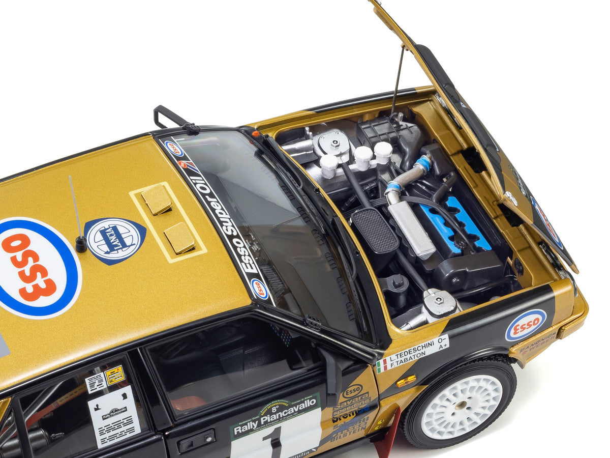 Kyosho 1/18 Lancia Delta HF 4WD Rally Piancavallo 1987 Diecast Model Car-3
