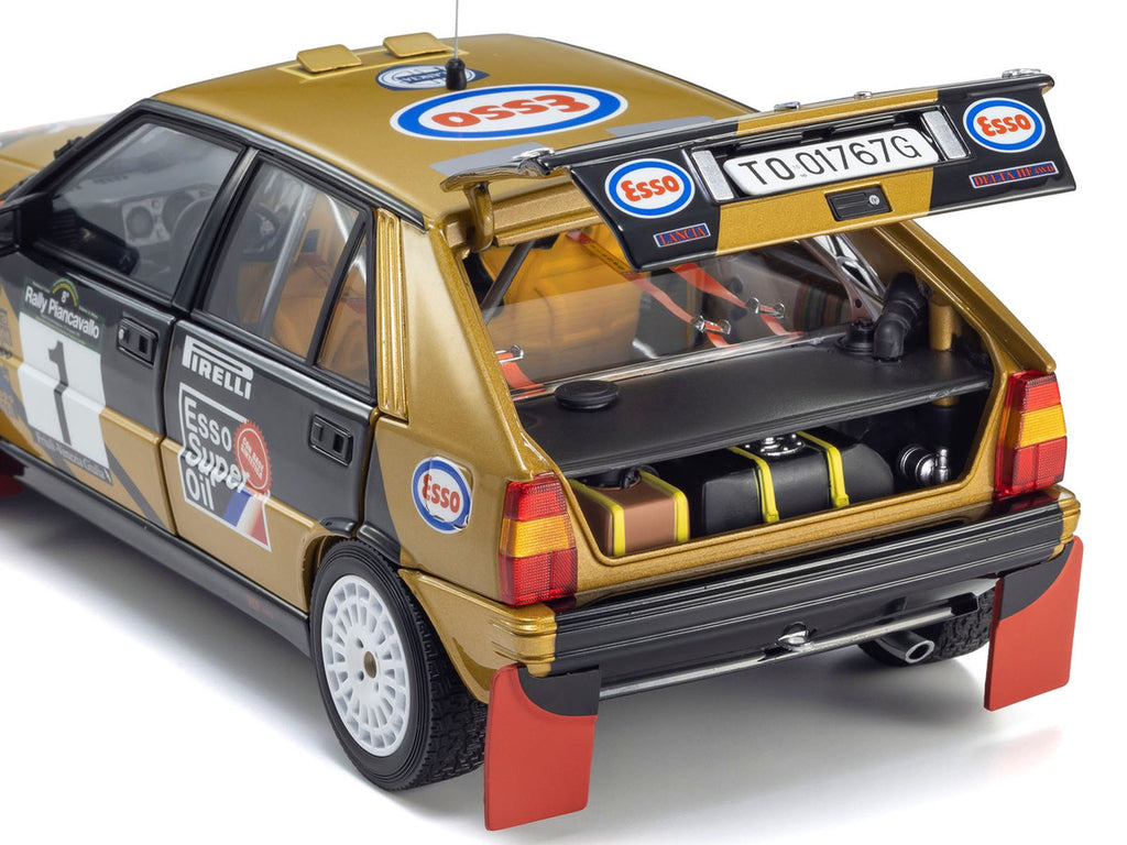 Kyosho 1/18 Lancia Delta HF 4WD Rally Piancavallo 1987 Diecast Model Car-1
