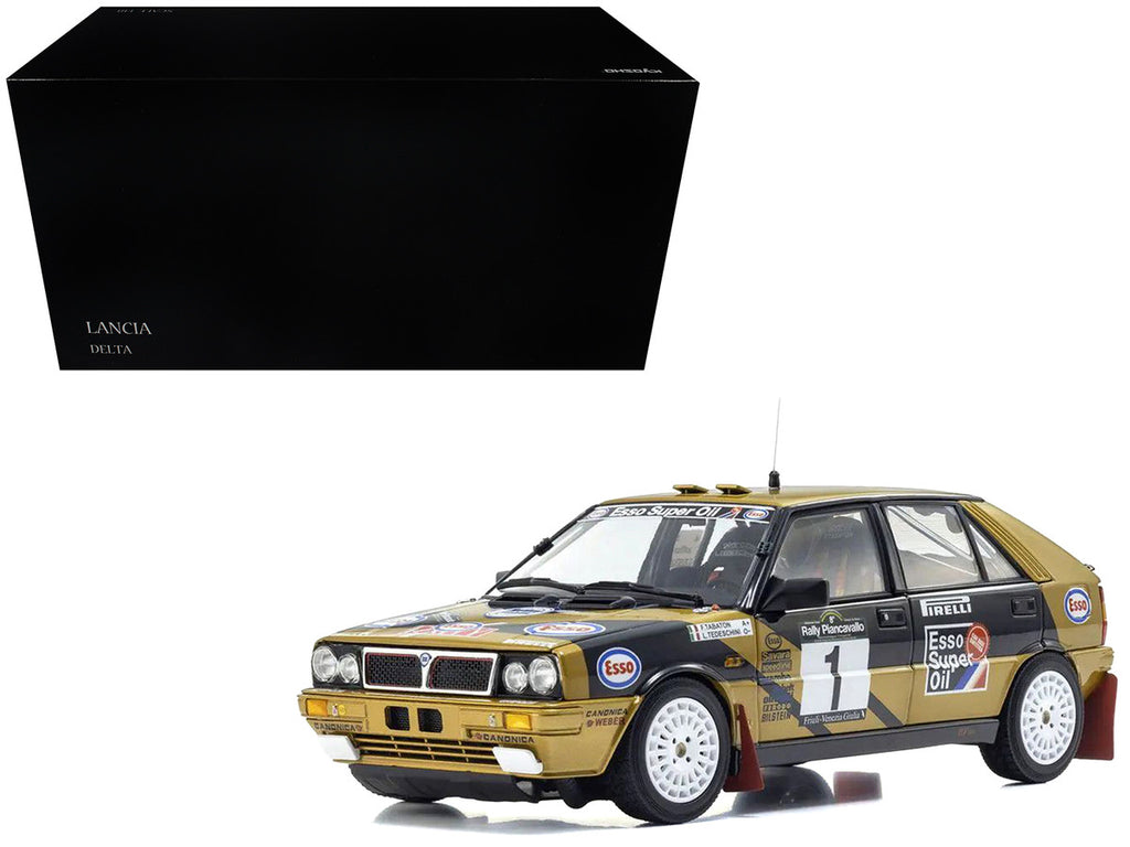 Kyosho 1/18 Lancia Delta HF 4WD Rally Piancavallo 1987 Diecast Model Car-4