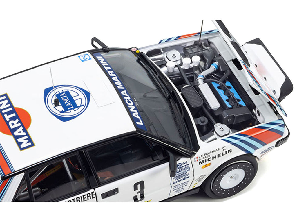 Kyosho 1/18 Lancia Delta HF 4WD Martini Racing Diecast Model-1