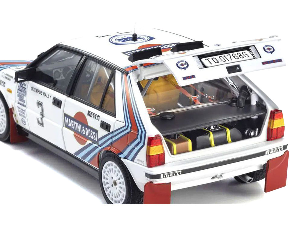 Kyosho 1/18 Lancia Delta HF 4WD Martini Racing Diecast Model-3