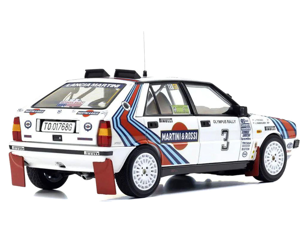 Kyosho 1/18 Lancia Delta HF 4WD Martini Racing Diecast Model-2