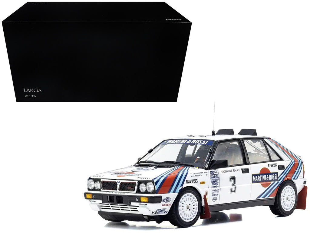 Kyosho 1/18 Lancia Delta HF 4WD Martini Racing Diecast Model-4