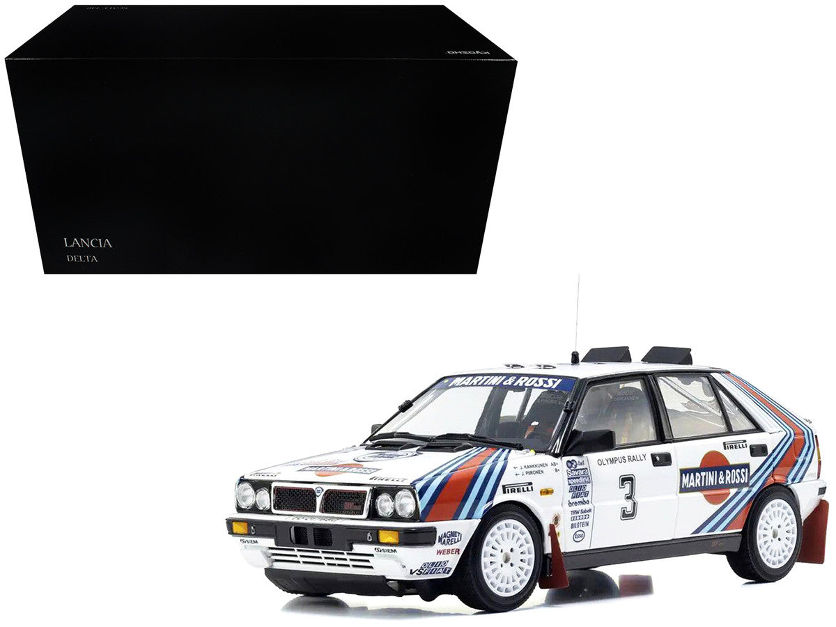 Kyosho 1/18 Lancia Delta HF 4WD Martini Racing Diecast Model-4