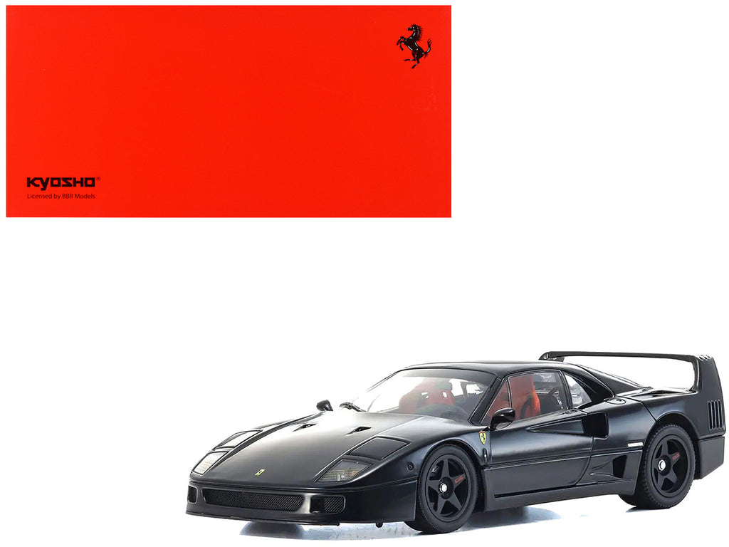 Kyosho Ferrari F40 Black 1/18 Diecast Model Car Collectible-4