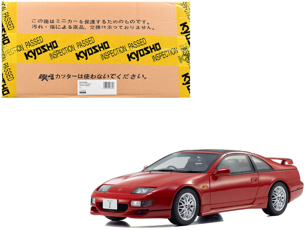Kyosho 1/18 Nissan Fairlady Z32 Version R 2by2 RHD Red Model Car-4