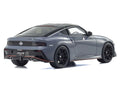 Kyosho 1/18 Nissan Fairlady Z NISMO RHD Gray Black Top Model Car-0